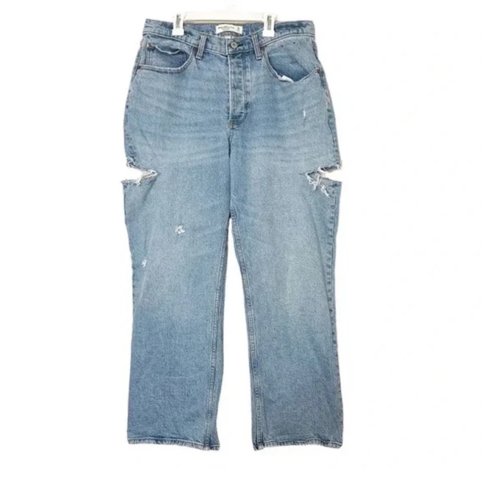 Abercrombie and Fitch the 90s baggy low rise with cuts